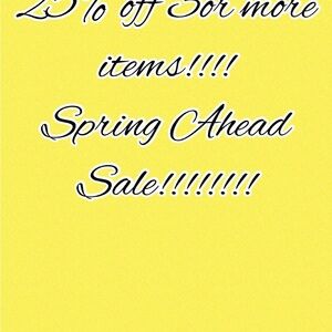 Spring Ahead Sale